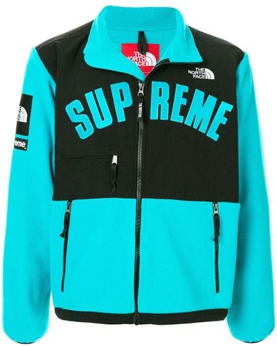 Supreme Jacke mit Logo - Blau