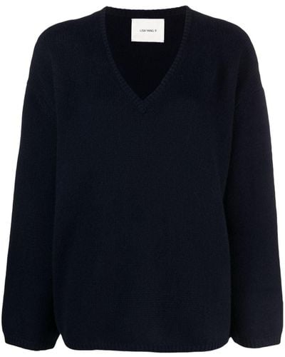 Lisa Yang Mona Cashmere Sweater - Blue