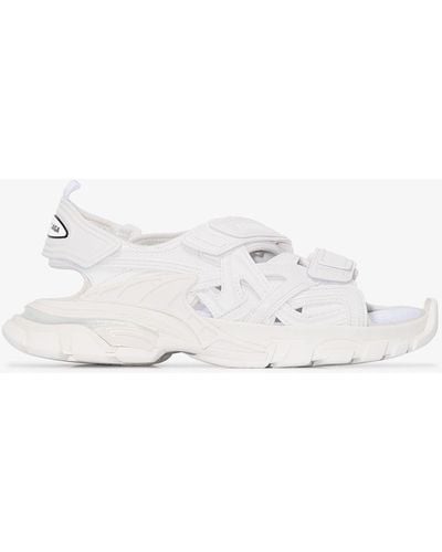 Balenciaga Track Chunky Sandals - White