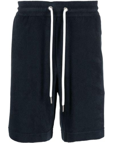 Moncler Drawstring-waist Knee-length Shorts - Blue