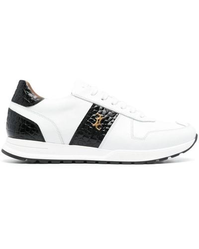 Billionaire Two-tone Low-top Sneakers - White