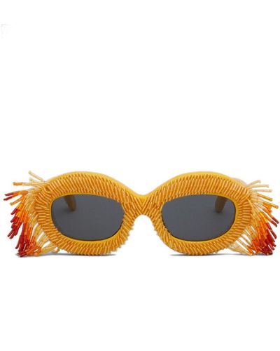 Marni Gafas de sol Ik Kil Cenote con montura oval de x Retrosuperfuture - Naranja