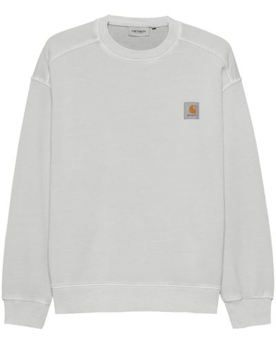 Carhartt Nelson logo-patch sweatshirt - Weiß