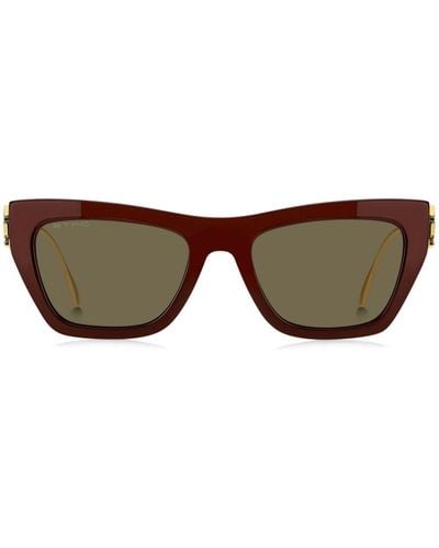 Etro Bold Pegaso Cat-eye Sunglasses - Brown