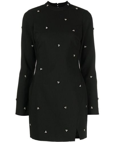 Likely Phillips Sequin-detail Mini Dress - Black