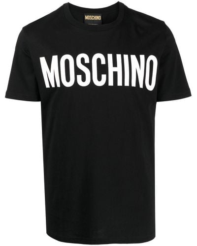 Moschino T-shirt Met Logoprint - Zwart