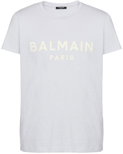 Balmain ロゴ Tシャツ - ホワイト