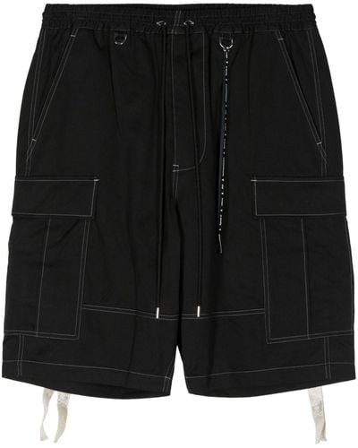 Mastermind Japan Skull-print Cargo Shorts - Black