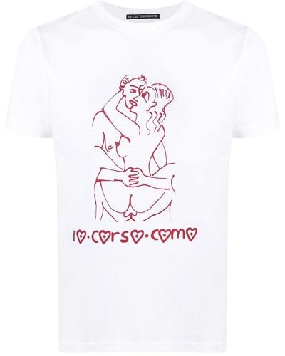 10 Corso Como T-shirt Met Print - Wit