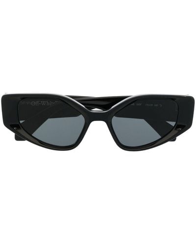 Off-White c/o Virgil Abloh Square-frame Tinted Sunglasses - Black