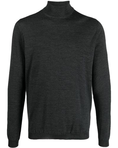 GOES BOTANICAL Roll-neck Knit Sweater - Black
