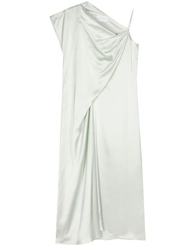 Christian Wijnants Damila Draped-detailing Midi Dress - White