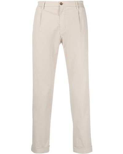 Briglia 1949 Pleated Tailored Pants - Natural