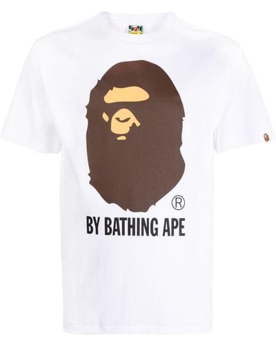 A Bathing Ape ロゴ Tシャツ - ホワイト