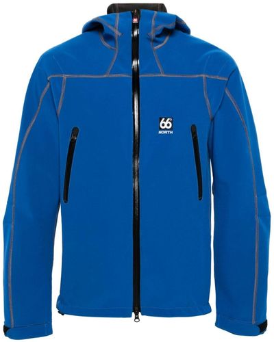 66 North Vatnajökull Hooded Performance Jacket - Blue