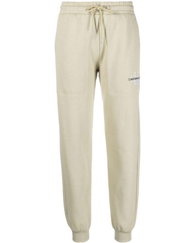 Calvin Klein Pantalones de chándal con logo bordado - Neutro