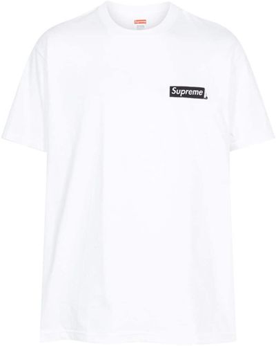 Supreme T-shirt Met Print - Wit