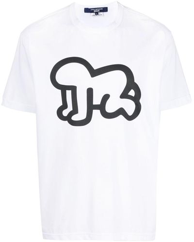 Junya Watanabe グラフィック Tシャツ - ホワイト