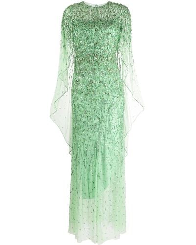 Jenny Packham Delphine Abendkleid - Grün