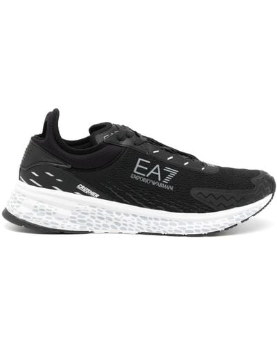 EA7 Crusher Distance Sneakers - Schwarz