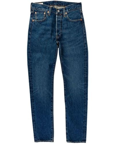 Levi's Halbhohe 501 Tapered-Jeans - Blau