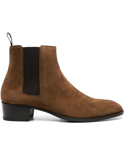 SCAROSSO Axel Suede Boots - Brown