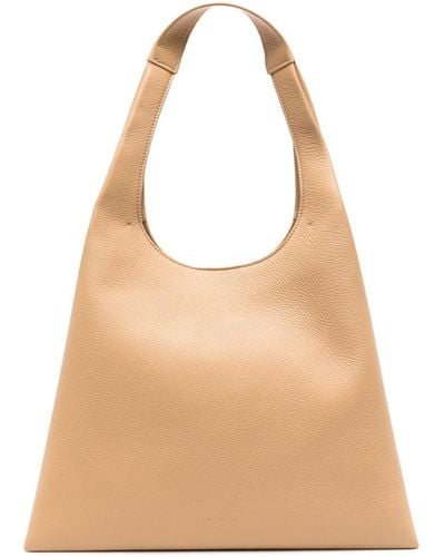 Aesther Ekme Medium Leather Shoulder Bag - Natural