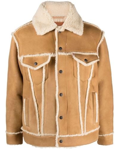Levi's Olympia Shearling Trucker Jacket - Brown
