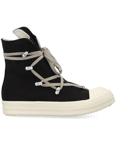 Rick Owens DRKSHDW Lido Hexa Sneakers Van Katoen - Zwart