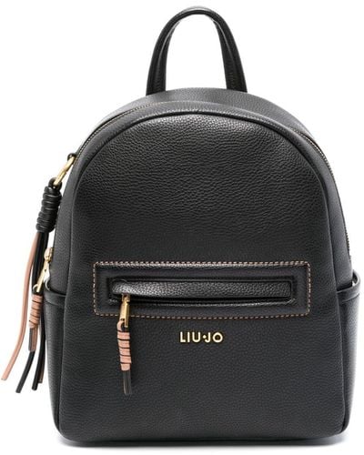 Liu Jo Logo Lettering Backpack - Black