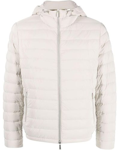 Moorer Feather-down Padded Jacket - White