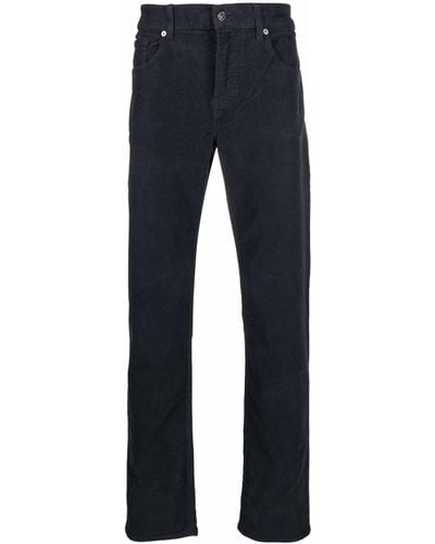 7 For All Mankind Mid-rise Straight Jeans - Blue