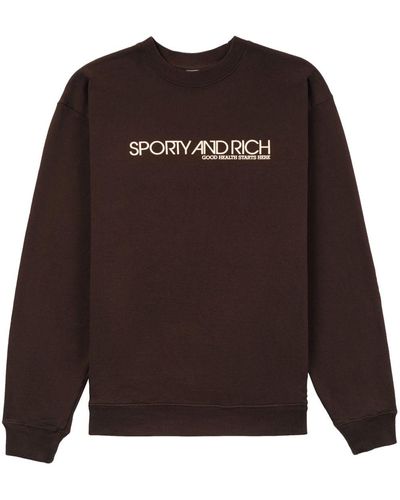 Sporty & Rich Disco スウェットシャツ - ブラウン