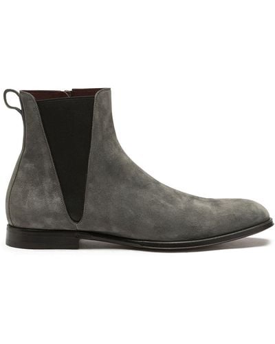 Dolce & Gabbana Suede Ankle Boots - Gray