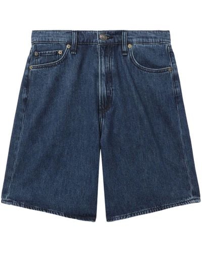 Rag & Bone Mckenna Jeans-Shorts - Blau