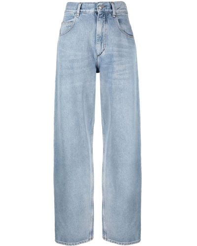 Isabel Marant Joanny Mid-rise Straight-leg Jeans - Blue