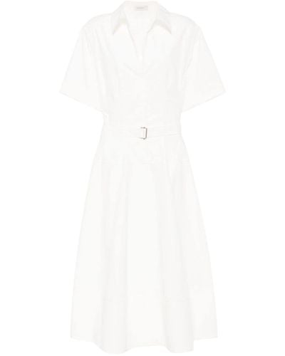 Jonathan Simkhai Deanna Belted Midi Dress - White
