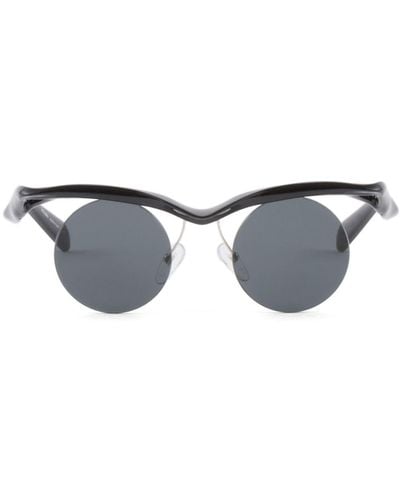 Prada Runway Geometric-frame Sunglasses - Blue