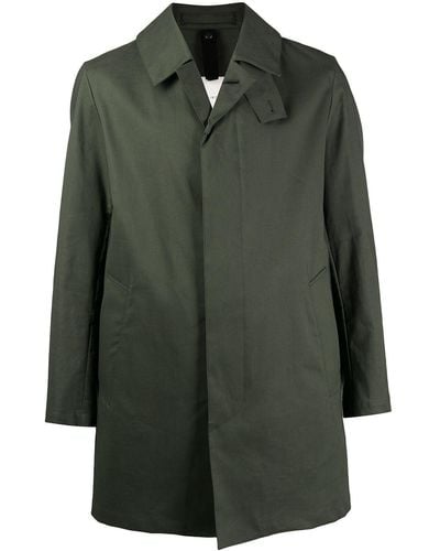 Mackintosh Manteau CAMBRIDGE à simple boutonnage - Vert
