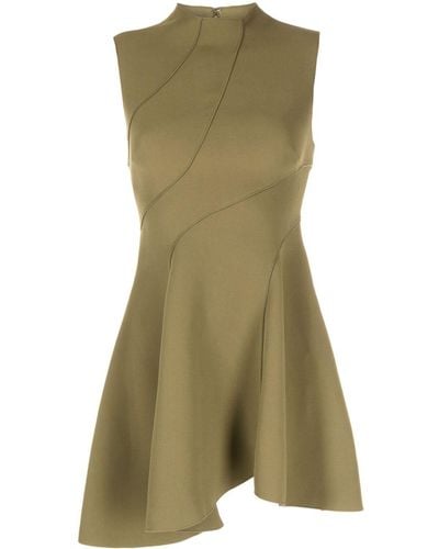 Acler Rowe Asymmetric Jersey Dress - Green