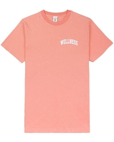 Sporty & Rich Wellness Ivy T-Shirt - Pink