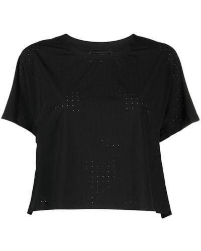 Y-3 Logo-print Performance T-shirt - Black
