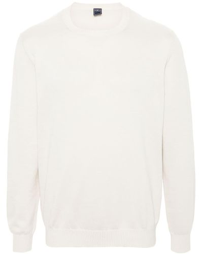 Fedeli Pullover mit rundem Ausschnitt - Weiß