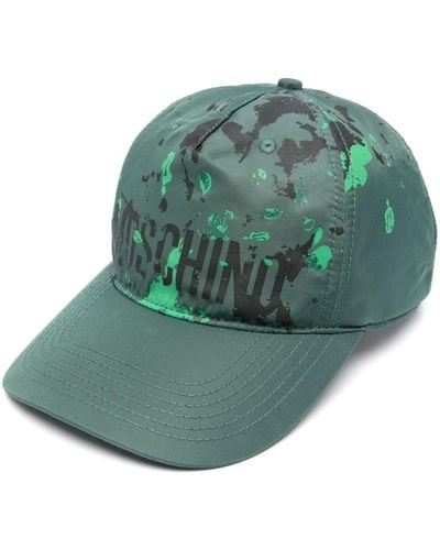 Moschino Cappello da baseball con stampa - Verde