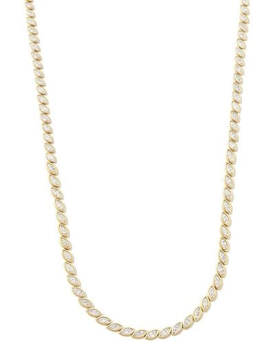 Anita Ko 18kt Yellow Gold Diamond Choker Necklace - White