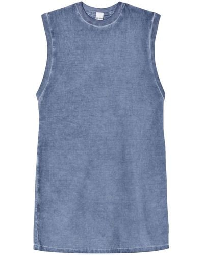 RE/DONE Muscle Tank Dress - Blue
