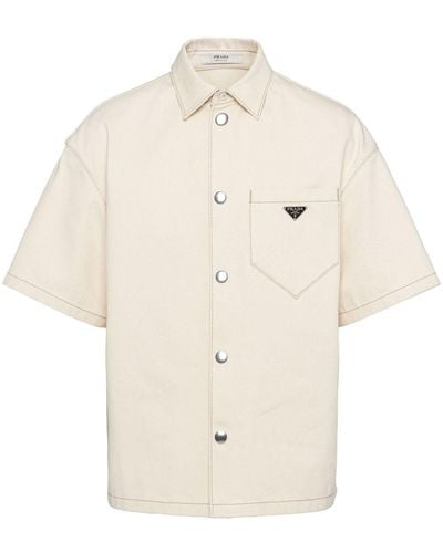 Prada ロゴ ショートスリーブシャツ - ホワイト