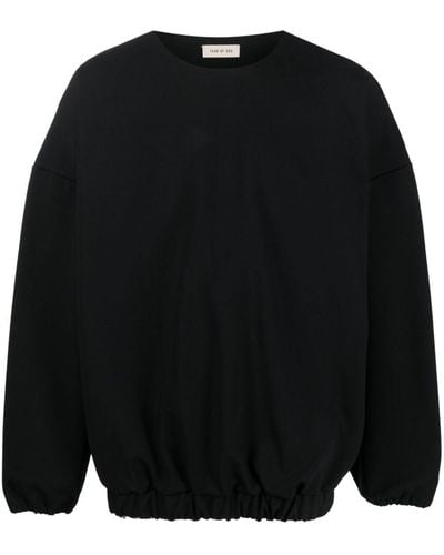 Fear Of God Drop-shoulder Sweatshirt - Black