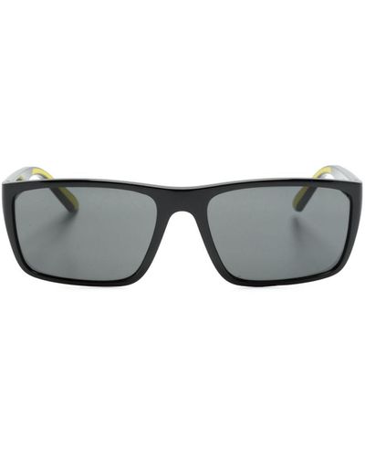 Ferrari Sonnenbrille mit eckigem Gestell - Grau