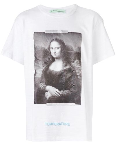 Off-White c/o Virgil Abloh Mona Lisa Tシャツ - グレー
